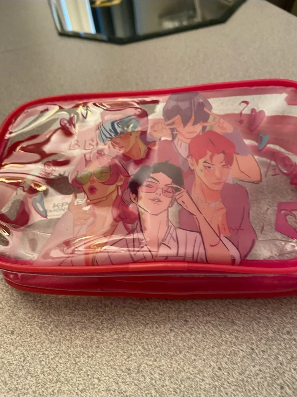kpop pink clear